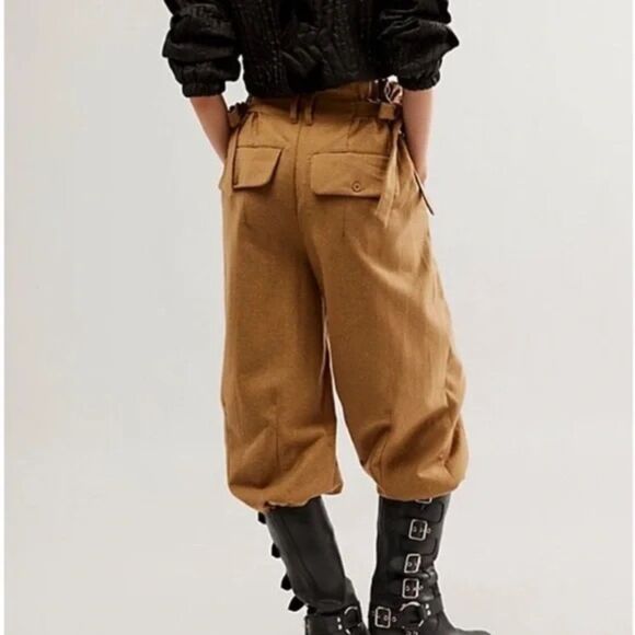 NWOT Free People Every Day's A Dream Tie Pants Size M - Picture 2 of 15